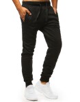 Pánské teplákové kalhoty černé Dstreet UX2395 XL