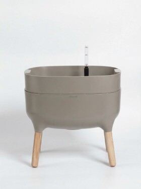 Nízká pěstební nádoba Urbalive - taupe