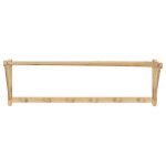 Věšák, bambus, přírodní, DR-B004 NAT