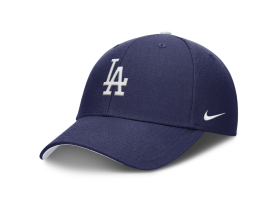 Nike Dětská kšiltovka Los Angeles Dodgers MLB Dri-Fit Club Structured Cap