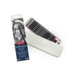 Derwent Charcoal uhel v tužce sada 6 ks v plechové etui