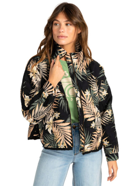 Billabong JUNGLE BLACK MULTI jarní bunda dámská