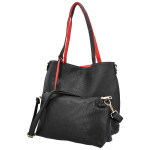 Módní koženkový set kabelek Maricela, černý