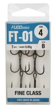 Fudo Hooks Treble / Trojháček / vel. 14 / bal. 6 ks