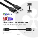 Digitus kabelový adaptér DisplayPort DP - HDMI typu A M - M 1.0 m / s blokováním DP 1.2 HDMI 2.0 / 4K / 60Hz / CE / bl (AK-340303-010-S)