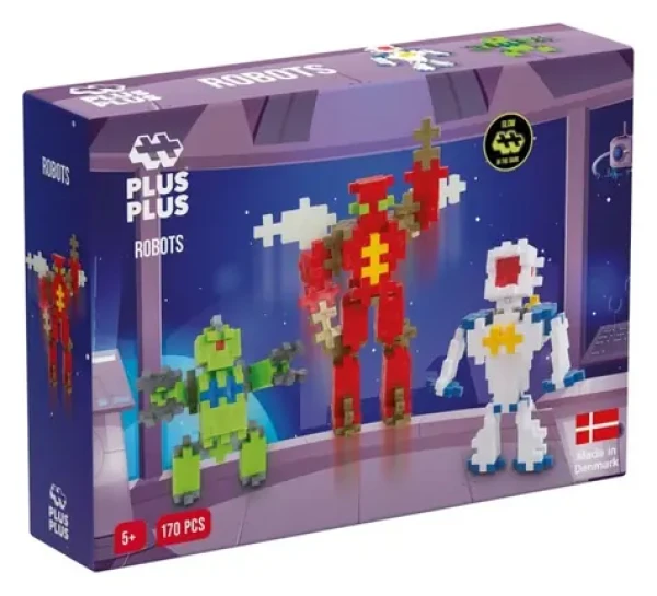 PLUS-PLUS Stavebnice Roboti