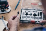 Bosch Profilová fréza se stopkou 6 mm, R1 4 mm, D1 28,6 mm, B 8 mm, L 12,4 mm, G 54 mm 2608628454