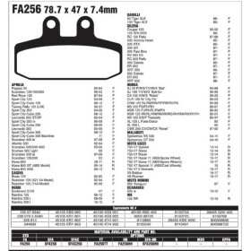 Brzdové destičky Ebc FA 256 (Oem *2R000248*)