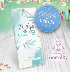 Nejlepší učitel Belgická čokoláda hořká 50g