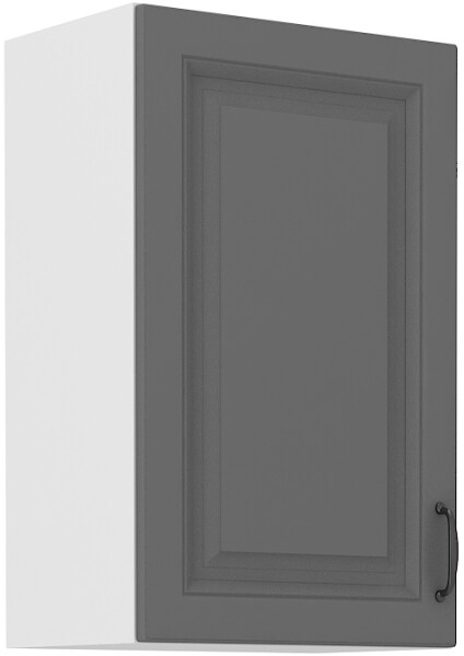 Horní skříňka Stilo 45 G-72 1F Barva korpusu: Bílá, Barva dvířek: Dust Grey
