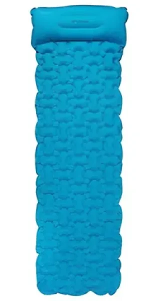 Spokey AIR BED PILLOW BIG modrá / Nafukovací matrace / 213 x 62 x 6 cm / R-Value 2.5 (5905339410610)