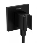 HANSGROHE - Sprchový set s baterií pod omítku, s tělesem, průměr 25 cm, 3 proudy, matná černá SANI21HHH405