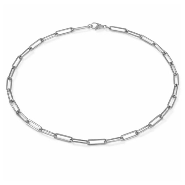 Dámský náhrdelník Alice z chirurgické oceli – řetízkový design, Stříbrná 50 cm