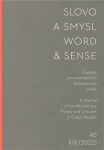 Slovo a smysl 40/ Word &amp; Sense 40