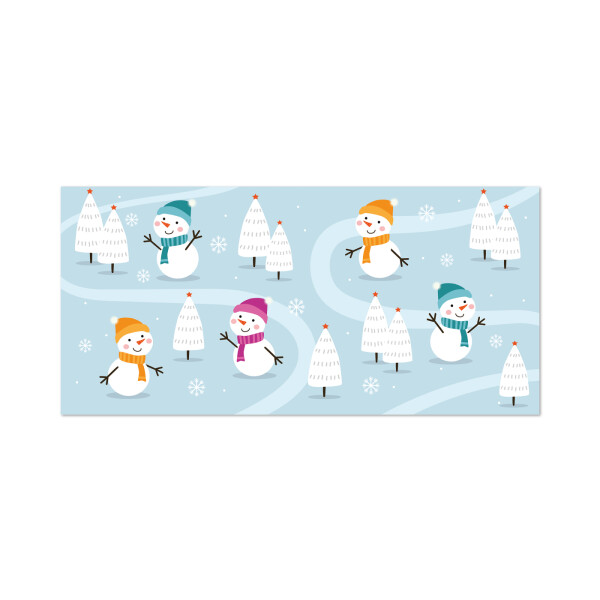 Vánoční obálka na peníze - Sněhuláci - Albi