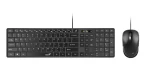 Genius SlimStar C126 černá / Drátový set klávesnice a myši / USB / CZ+SK layout / 1000 DPI (31330007403)