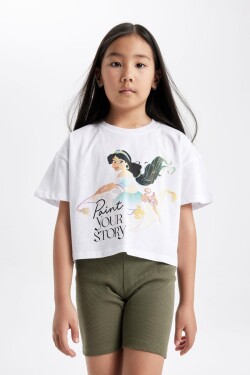 DEFACTO Girls Disney Princess Short Sleeve T-Shirt