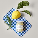 Nicolas Vahé Krémové pesto Losos a kopr 135 g, zelená barva, bílá barva, sklo