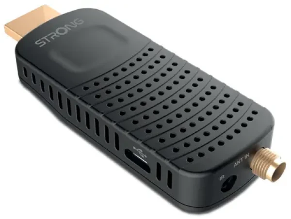 STRONG SRT 84 černá / Digitální stick tuner DVB-T2 / FHD / micro-USB / HDMI (SRT84)