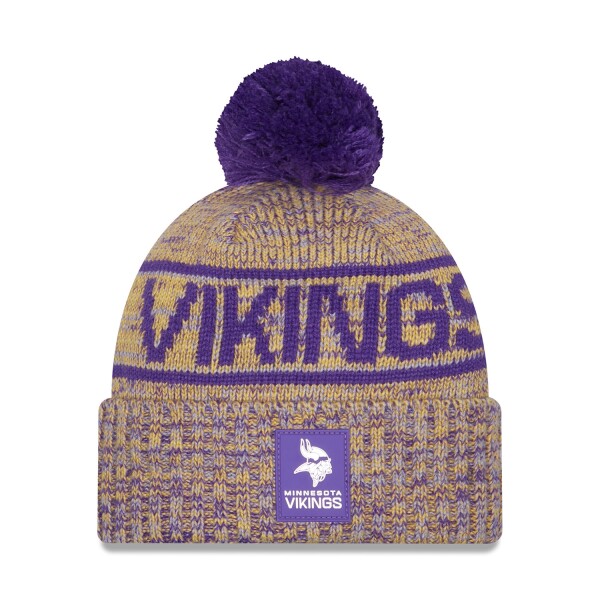 New Era Pánská zimní čepice Minnesota Vikings NFL 2025 Sideline Sport Knit