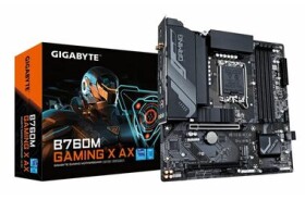 GIGABYTE B760M GAMING X AX / B760M / LGA 1700 / 4x DDR4 / PCIEx16 / 1x 2.5GLAN / mATX (B760M GAMING X AX)
