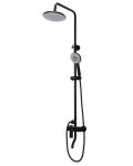 REA - Sprchový set s baterií 150mm VERSO černá REA-P9145
