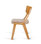 MURDIA trade s.r.o. Jídelní židle DIRAN čalouněná - dub MUR-DIRAN-DUB