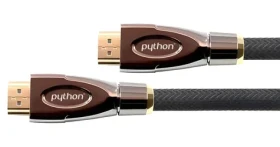 Python HDMI 2.0 kabel černá / HDMI kabel / 4K 4096×2160 px / 60 Hz / 5 m / nylonový oplet (GC-M0019)