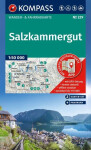 Salzkammergut 1:50 000 / sada 2 turistických map KOMPASS 229