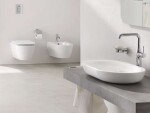 GROHE - Essence Závěsný bidet s přepadem, PureGuard, alpská bílá 3957400H