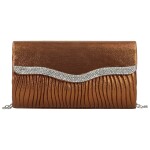 Dámská společenská kabelka Zahra, bronzová