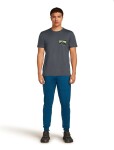 ICEBREAKER Mens 150 Tech Lite SS Tee Infographic, Obsidian (vzorek) velikost: M