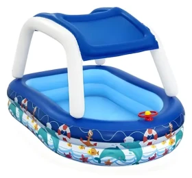 Bestway Captain Family / Nafukovací bazén rodinný / 213×155×132 cm / oválný / 282 l (102454370)