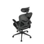 Kancelářská židle, houpací mechanismus, černá, KA-K2021 BK