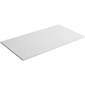 CERANO - Koupelnová deska z litého mramoru Elanys - bílá matná - 80x1,2x46 CER-662053