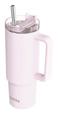 Nerezový termohrnek s brčkem Stream Light Pink 950ml