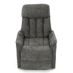 Polohovací křeslo, elektrické kabelové ovládání, šedá, látka, TV-H9727 GREY2