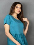 HOSH Šaty Lena Velikost: UNI, Barva: Tyrkysová