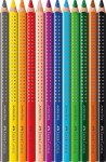 Faber-Castell Faber-Castell, 110912, Colour Grip Jumbo, sada ergonomických akvarelových pastelek, 12 ks
