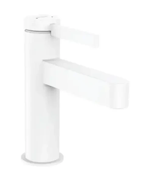 Hansgrohe Finoris - Umyvadlová baterie 100 | výpustí Push-Open | EcoSmart | matná bílá (76010700)