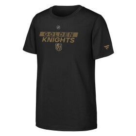 Outerstuff Dětské tričko Vegas Golden Knights NHL Apro Wordmark Tee Velikost: Dětské S (6 - 8 let)