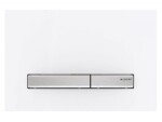 GEBERIT SIGMA50 ovládací tlačítko, bílé sklo/chrom 115.788.11.2