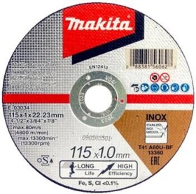 Makita E-03034 Řezný kotouč na nerez 115x1.0x22.23mm (E-03034)