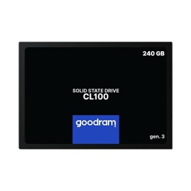 GOODRAM CL100 Gen. 3 240GB / 2.5 / SATA III / 3D-NAND TLC / R: 520MBs / W: 400MBs (SSDPR-CL100-240-G3)