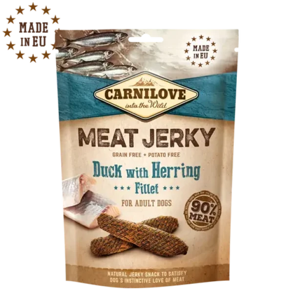 Carnilove Jerky Duck & Herring Fillet 100 g
