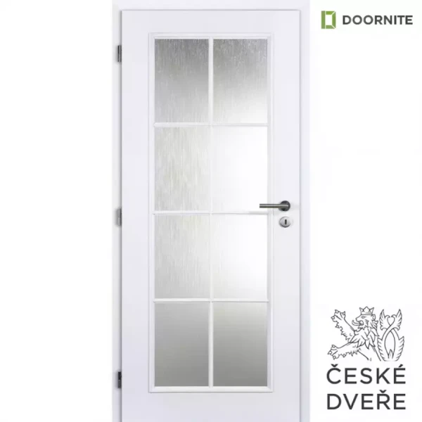 Interiérové dveře Elida Sklo Bílé 60L
