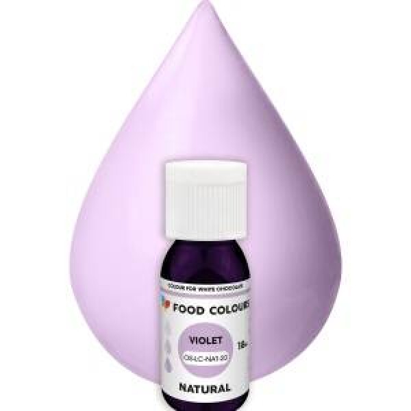 Přírodní tekutá barva do čokolády Food Colours Violet (18 ml)