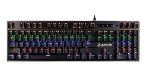 A4tech BLOODY B760 (Black Switch) černá / Herní klávesnice / RGB / CZ layout / Black Switch / USB-A / 1.8 m (B760-BK-BS)