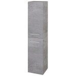 Dřevojas - Vysoká skříň DOS SVD2 35 - D01 Beton / Úchytka T04 / D01 Beton / Levé 62807E