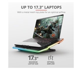 TRUST Stojan na notebook GXT1126 AURA LAPTOP COOLING STAND (chladící podložka) EDF_1667022